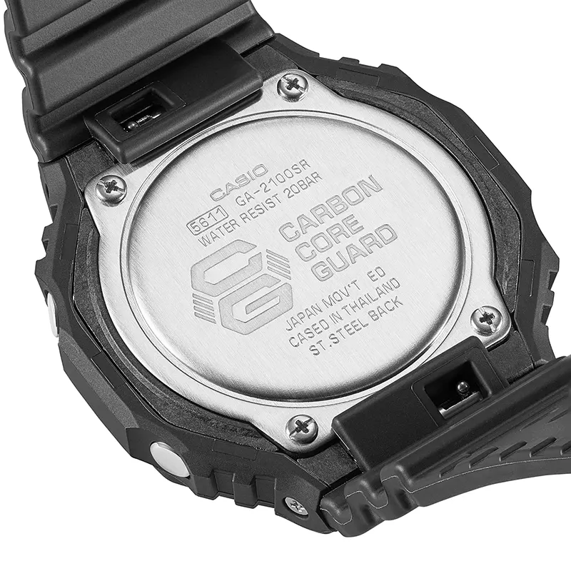G-Shock Carbon Core Guard Rainbow Gradated Dial Men's Watch- GA-2100SR-1A